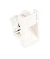 NIKOMAX Mosaic betét 22, 5x45mm, 1 portos, Cat 5e, modullal - NMC-PM1UD2-AH-WW