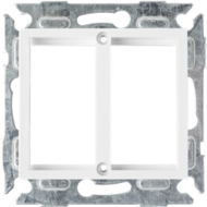 NIKOMAX Mosaic aljzat 45x22.5mm, 2 portos - NMC-PV2MH-WW