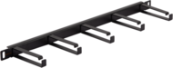 NIKOMAX Kábelrendező, 80mm mély, 0,5U - NMC-OK800-HU-BK-2