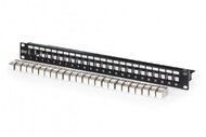 Assmann-DIGITUS Moduláris patchpanel, 24 portos, 24 db DN-93615 csatlakozóval felszerelve - DN-91411-24