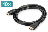 Assmann-DIGITUS HDMI nagysebességű Ethernet csatlakozókábel, 10 darabos csomag - AK-990920-020-S