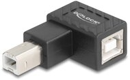 Delock USB 2.0 adapter B-típusú USB apa B-típusú USB anya 90 -ban balra hajlított