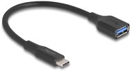 Delock USB 10 Gbps Adapter USB Type-C apa A-típusú anya 19 cm 60 W QC 3.0 fekete
