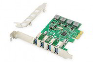 Assmann-DIGITUS 4 portos USB 3.0 PCI Express bővítőkártyav - DS-30226