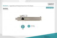 Assmann-DIGITUS Gigabit Ethernet PCI Express hálózati kártya 2.5G (4 sebességes) - DN-10135