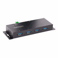 Startech - 4 portos ipari USB 3.0 5 Gbps hub - 5G4AINDNP-USB-A-HUB