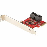 Startech - SATA PCIe kártya - 4 portos PCIe SATA bővítőkártya - 4P6G-PCIE-SATA-CARD