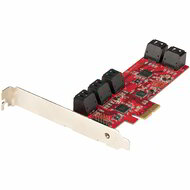 Startech - SATA PCIe kártya - 10 portos PCIe SATA bővítőkártya - 10P6G-PCIE-SATA-CARD