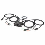 Startech - 2 portos DisplayPort KVM kapcsoló - SV211DPUA4K