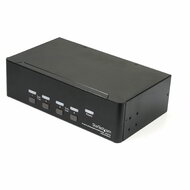 Startech - 4 portos dupla DisplayPort KVM kapcsoló - SV431DPDDUA2
