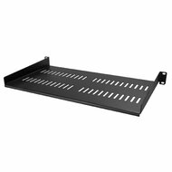 Startech - 1U szerver rack polc - univerzális, szellőzőnyílással ellátott, rackbe szerelhető konzolos tálca 19" - CABSHELFV1U