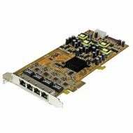 Startech - 4 portos gigabites Power over Ethernet PCIe hálózati kártya - ST4000PEXPSE