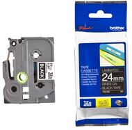 BROTHER - szalag TZe-365, Fekete alapon Fehér, Laminált, 36mm 1.4", 8 méter