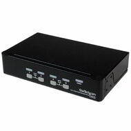 Startech - 4 portos 1U rackbe szerelhető USB KVM kapcsoló OSD-vel - SV431DUSBU