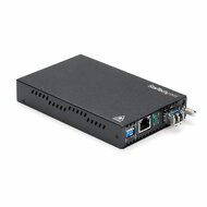 Startech - Gigabit Ethernet réz-száloptika médiaátalakító - SM LC - ET91000SM20