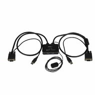 Startech - 2 portos USB VGA kábel KVM kapcsoló - SV211USB
