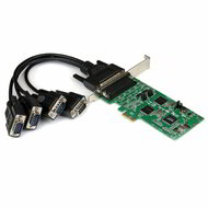 Startech - 4 portos PCI Express PCIe soros kombinált kártya - 2 x RS232 2 x RS422 / RS485 - PEX4S232485