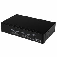 Startech - 4 portos USB DisplayPort KVM kapcsoló hanggal - SV431DPUA