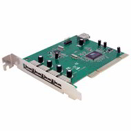 Startech - 7 portos PCI USB kártyaadapter - PCIUSB7