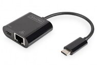Assmann-DIGITUS USB Type-C™ Gigabit Ethernet adapter Power Delivery támogatással - DN-3027