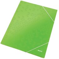 Leitz Wow A4 karton zöld gumis mappa - 39820054