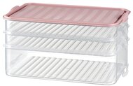IRIS - G-464 EASY-CLICK háromszintes ételtároló szett 2x750ml+1.600ml 15,5x23x12,5cm