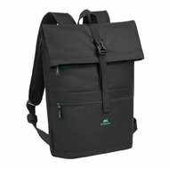 RivaCase 5567 Gremio Eco Rolltop 15L hátizsák 15,6" fekete - 4260709015705