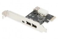 Assmann-DIGITUS PCI Express kártya, Firewire 1394a (3+1 port) - DS-30201-5