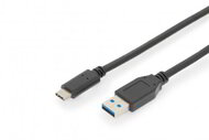 Assmann-DIGITUS USB Type-C csatlakozókábel, Gen2, USB-A - USB-C típus 1m - AK-300146-010-S