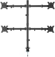 Gembird - Állítható asztali 4 kijelzős rögzítőkar (forgatható, dönthető, elforgatható), 13"-32" - MA-D4-01