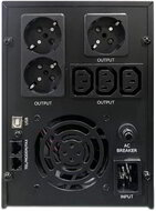 Gembird - UPS USB-vel és LCD kijelzővel, 3000 VA, fekete - EG-UPS-036