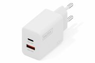 Digitus - USB GaN töltő 30W, 1x USB-C, 1x USB-A - DA-10301