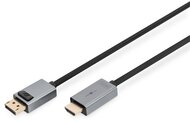 DIGITUS - 4K DisplayPort adapterkábel, DP - HDMI A típus 1,8m - DB-340202-018-S