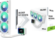 ASRock - CHALLENGER WHITE 360 DIGITAL AIO CPU VÍZHŰTÉS - Fehér