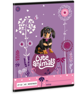 Ars Una Cute Animals-Puppy 24 (5369) A5 27-32 kockás füzet