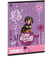 Ars Una Cute Animals-Puppy 24 (5369) A5 12-32 3. osztályos vonalas füzet