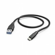 Hama - FIC E3 Type-C/USB-A USB 3.1 töltő és adatkábel 1,5m Black - 00201595