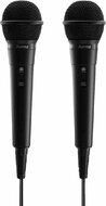 Hama - Karaoke Microphone Set Black - 00046002