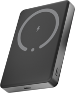 AVAX - PB600 FREELY+ 15W Mágneses SLIM Vezeték nélküli Powerbank 10.000mAh + 20W USB-C (PD3.0), szürke - AVAX PB600