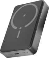 AVAX - PB300 FREELY 15W Mágneses Vezeték nélküli Powerbank 10.000mAh + 20W USB-C (PD3.0), fekete - AVAX PB300