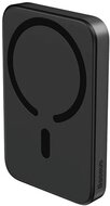 Baseus - Magnetic Mini vezeték nélküli gyorstöltő powerbank 10000 mAh, 20W, fekete + 60W USB Type-C, 30cm kábel - PPCX070001