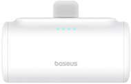 Baseus - Compact gyorstöltő powerbank 5000 mAh, 20W iPhone csatlakozóval, fehér - P10068307213-00
