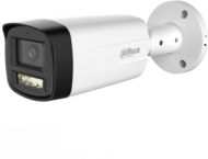 Dahua - Analóg csőkamera - HAC-HFW1500TH-IL-A (5MP, kültéri, 3,6mm, IR+LED80m, ICR, IP67, DWDR, mikrofon) - HAC-HFW1500TH-IL-A