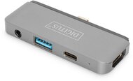 DIGITUS - USB-C 4 portos univerzális mobil dokkoló - DA-70893