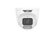 Uniview - Easystar Colorhunter 4MP OwlView Wise-ISP turret dómkamera, 2.8mm fix objektívvel, mikrofonnal - IPC3624LE-ADF28K-WP