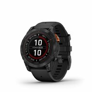 Garmin - fenix 7 Pro Solar Edition Slate Grey with Black Band - 010-02777-01