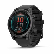 Garmin - Fenix E Slate Grey steel with Black silicone band - 010-03025-01