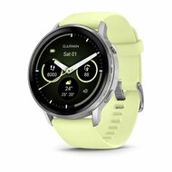 Garmin - Venu 4 45mm Silver with Citron Silicone band - 010-03014-02
