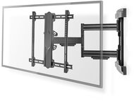 Nedis - 37"- 80" LCD TV / monitor fali tartókonzol, maximum 50 kg, forgatható / dönthető, 3 forgáspont - TVWM6550BK