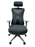Aarven - Szürke, 3D kartámaszos, 2D fejtámaszos, deréktámaszos, Irodai szék - DQ-1913AD-H1
